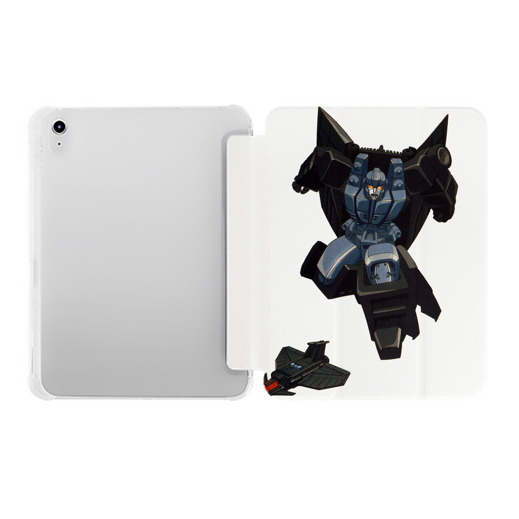 （画像用）  IPad ケース ペン収納付き 三つ折りスタンド PUレザー×シリコン 対応機種9.5/10.5/10.9インチ